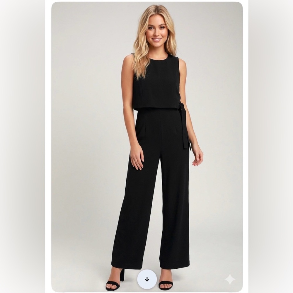 DKNY Black‎ jumpsuit size 10